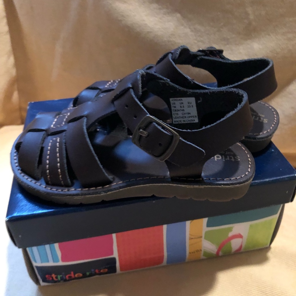 Stride Rite  Jordan Brown unisex sandal